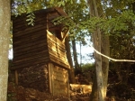 The compost loo for guests at Oakridge Yurt